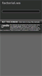 Mobile Screenshot of factorial.ws